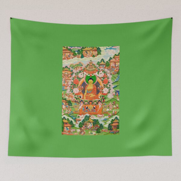Item preview, Thanka with Buddha designed and sold by Omnis-Tabernam.