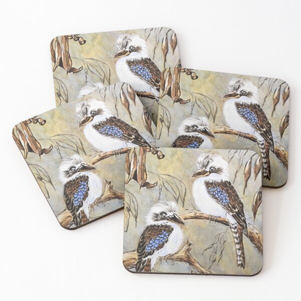 Item preview, Blue-winged kookaburras in old gum tree designed and sold by pohlma.