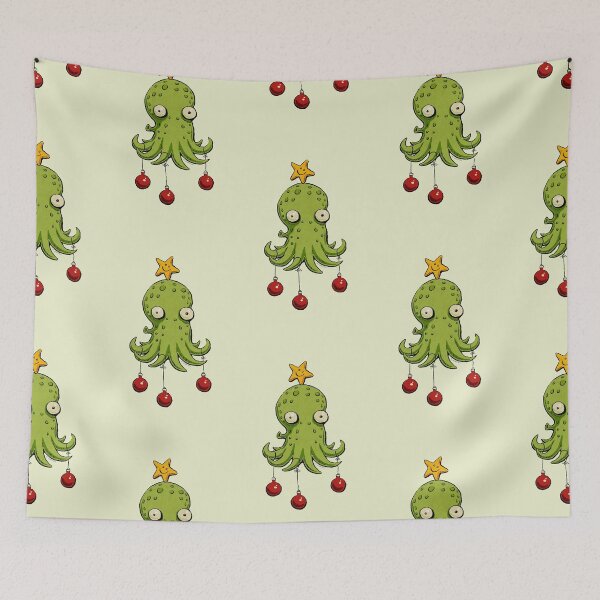 Item preview, Christmas cephalopod designed and sold by Richard Morden.