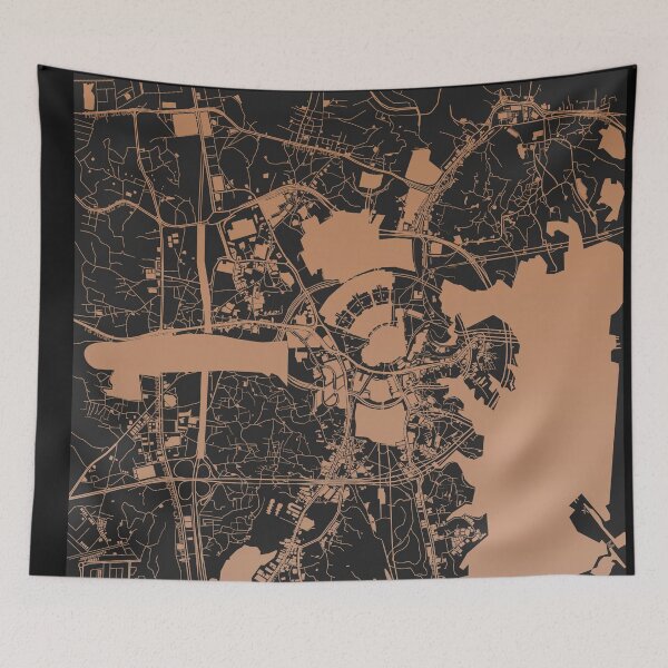 Item preview, Mecca muslims Islam mohamed prophet Map Art chocolate Saudi Arabia designed and sold by EpicMaps.