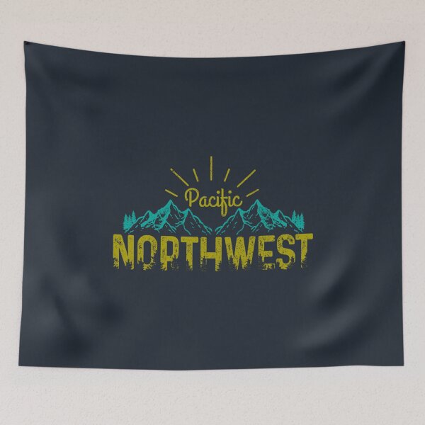 Item preview, Pacific Northwest PNW Vintage Oregon Washington Gift designed and sold by flaskoverhand.
