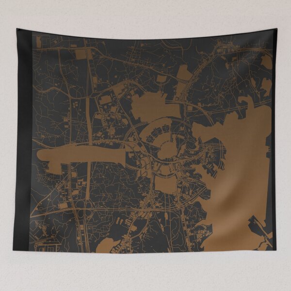 Item preview, Mecca muslims Islam mohamed prophet Map Art coffee Saudi Arabia designed and sold by EpicMaps.