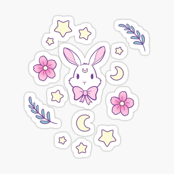 Sakura Bunny Sticker