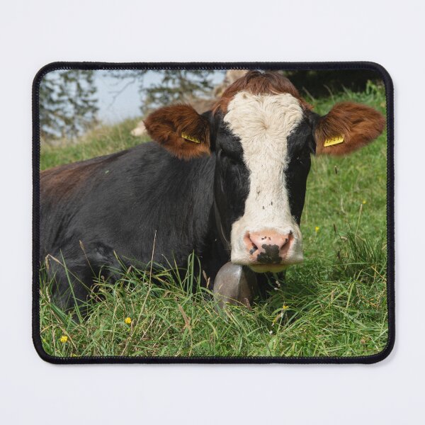 Item preview, Cow with a bell in Oberstdorf - Allgäu Alps designed and sold by xP42.