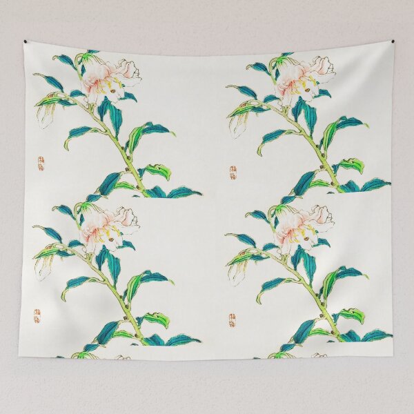 Item preview,  Lily by Kōno Bairei (1844-1895). Digitally enhanced  designed and sold by CristalleLisa.