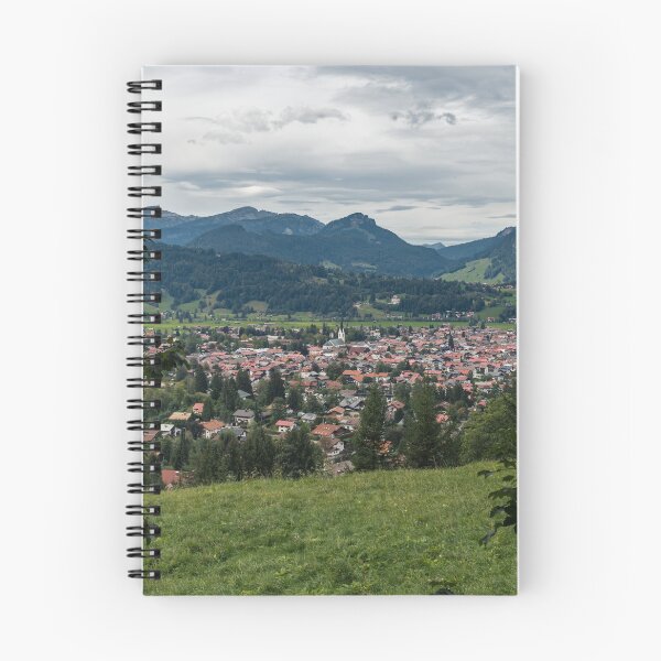 Item preview, Oberstdorf Village Panorama - Allgäu Alps designed and sold by xP42.