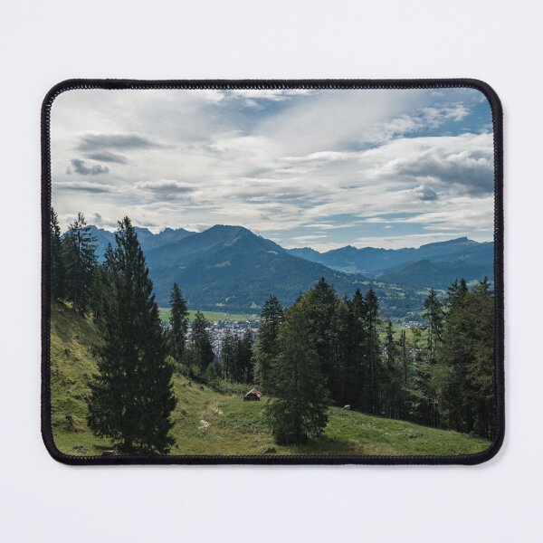 Item preview, Oberstdorf Panorama from Wallrafweg - Allgäu Alps designed and sold by xP42.
