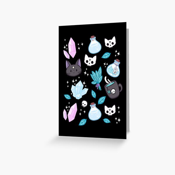 Herb Witch // Black | Nikury Greeting Card
