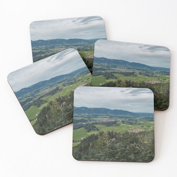 Item preview, Oberstdorf Panorama towards Fischen from the Wallrafweg - Allgäu Alps designed and sold by xP42.