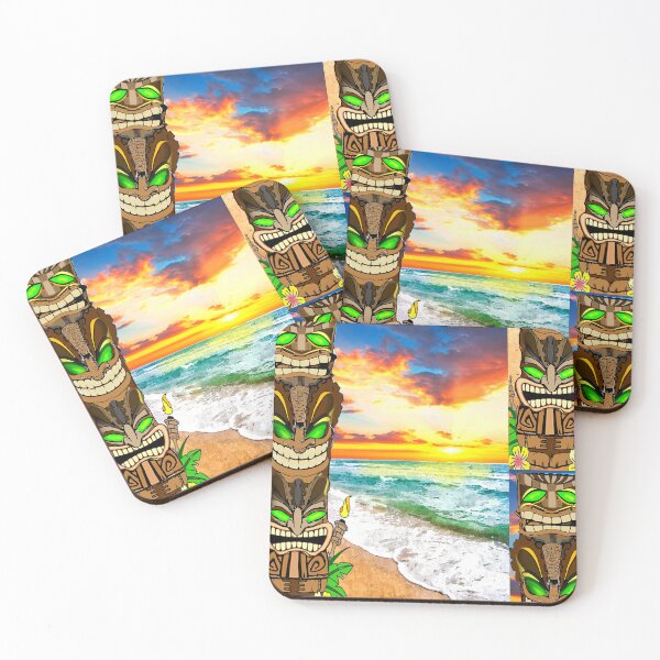 Item preview, espdzines-tiki beach designed and sold by EspDzines.