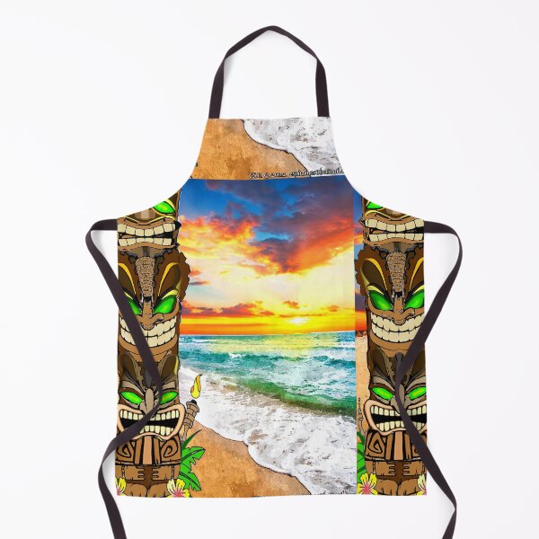 Item preview, espdzines-tiki beach designed and sold by EspDzines.