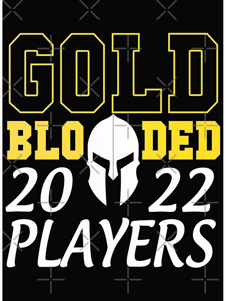  Gold Blooded Warriors 2022 Gold Blooded Warriors Basketball Gifts 