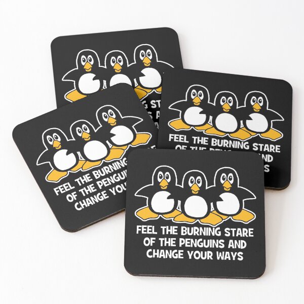 Item preview, Feel The Burning Stare Of The Penguins Dark designed and sold by ironydesigns.