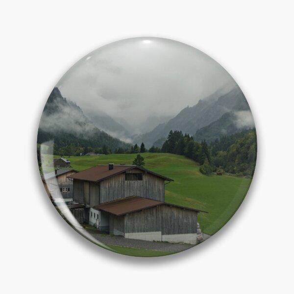 Item preview, Oberstdorf Gottenried mountain panorama with clouds - Allgäu Alps designed and sold by xP42.