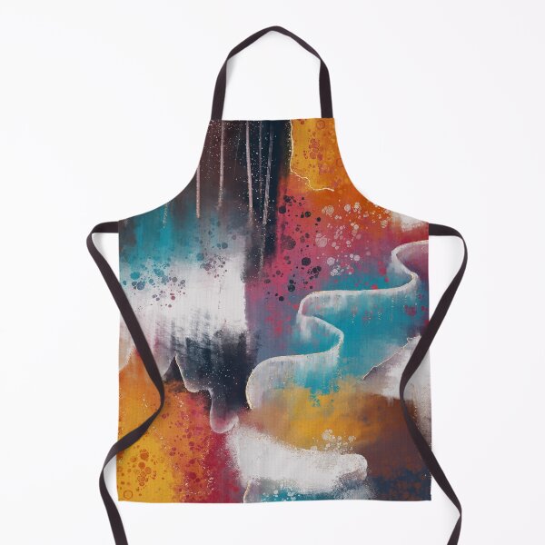 Item preview, Campfire - Intuitive Abstract Painting designed and sold by GirlHyphenated.