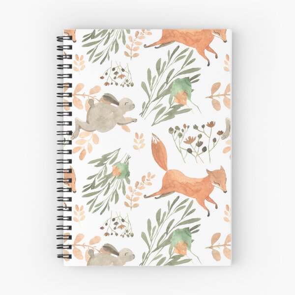 Aperçu de l'œuvre Motif lapin renard créée et vendue par CutieAnimals.