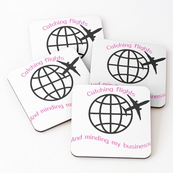 Item preview, catching flights and minding my business designed and sold by Neylou-Art.
