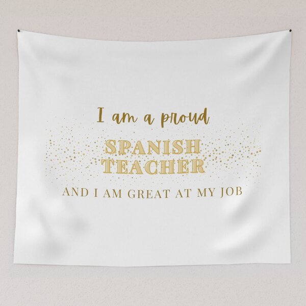 Item preview, Proud Spanish Teacher designed and sold by CreeDesigns723.