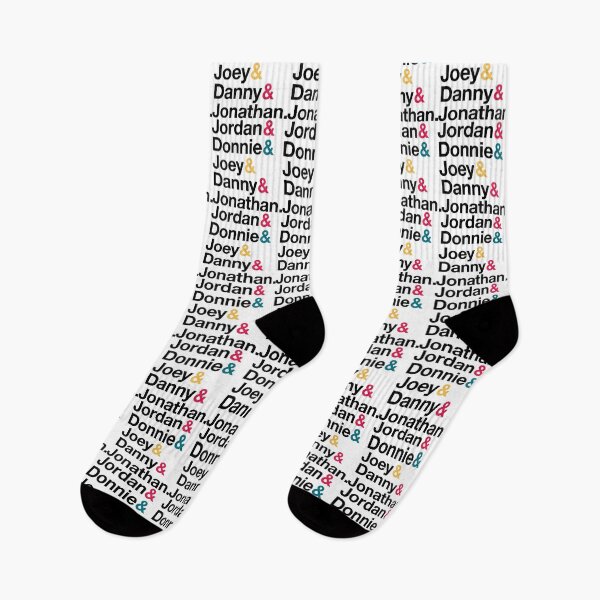 Item preview, NKOTB Names & Ampersand Style Fitted  designed and sold by Luketpetre12.