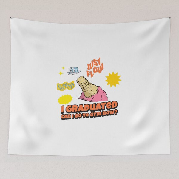 Item preview, I Graduated can i go to gym now designed and sold by Verbiage24.