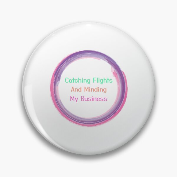 Item preview, catching flights and minding my business designed and sold by Neylou-Art.