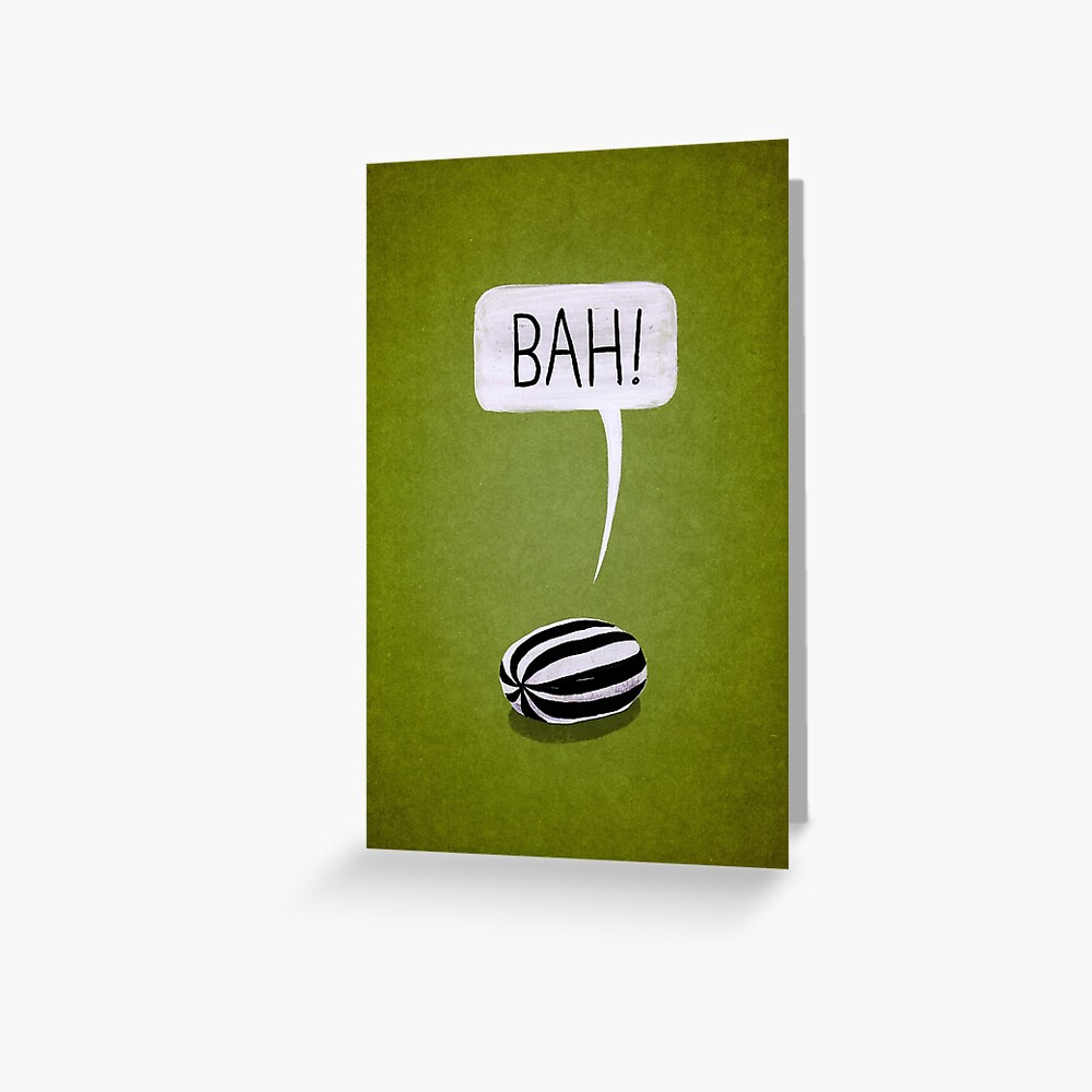 Bah Humbug Greeting Card