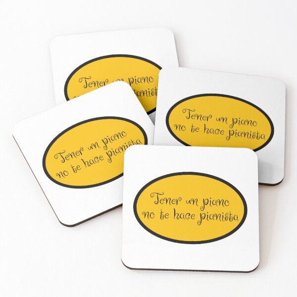 Item preview, Tener Un Piano No Te Hace Pianista - Having A Piano Doesn’t Make You A Pianist - Spanish Vocabulary designed and sold by JourneyCreative.