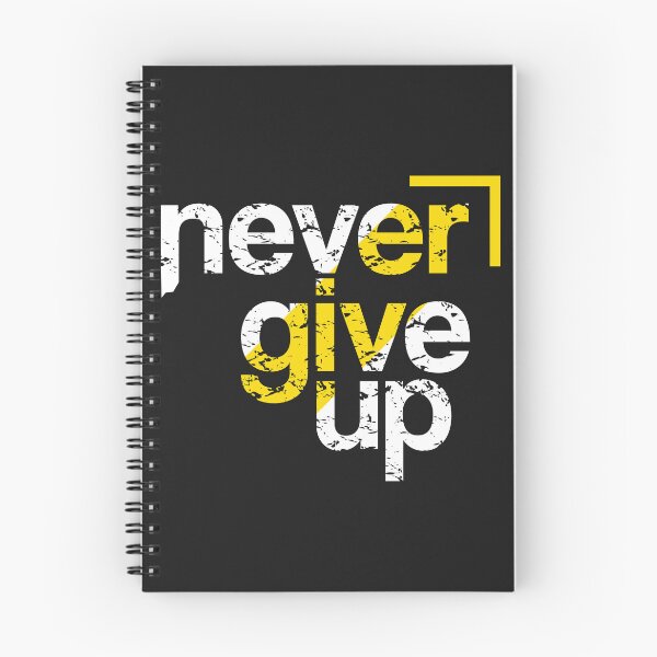Item preview, Never give up Motivational Design designed and sold by Forevertrendy.