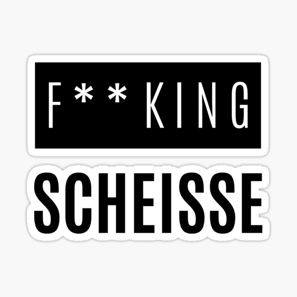Artikel-Vorschau von Verdammter Scheiß, designt und verkauft von imagine99.