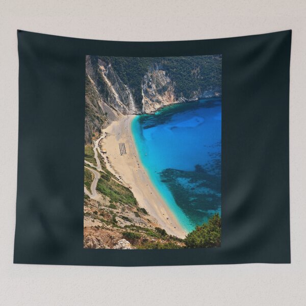 Item preview, Myrtos beach & Casper the friendly ghost designed and sold by Hercules Milas.
