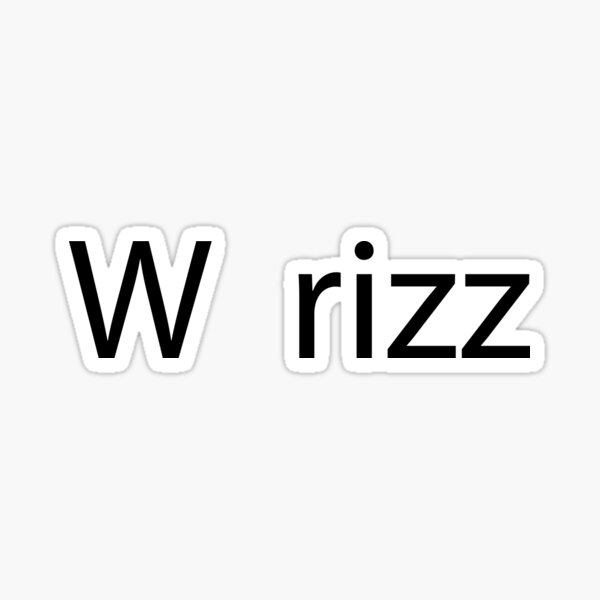 w-rizz-sticker-for-sale-by-mahealanidesign-redbubble