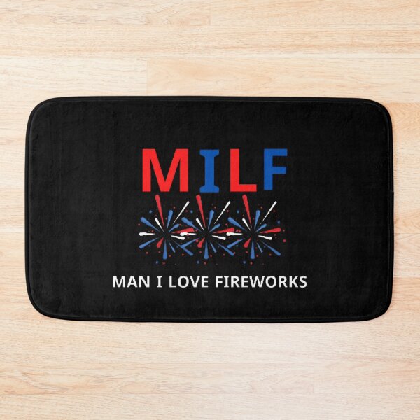 Item preview, MILF Man I Love Fireworks - Funny 4th July T-Shirt, Independence Day Shirt, Fireworks Shirt, Patriotic, Premium Men Women Unisex Shirt designed and sold by mystylecorner.