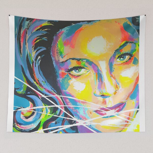 Item preview, Lauren Bacall - The Artpainting Look designed and sold by Marie-Armelle Borel.