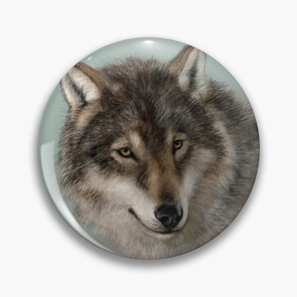 Item preview, wolf digital portrait designed and sold by LucaMilioneArt.