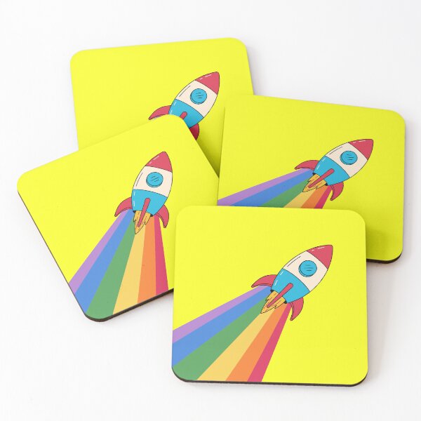 Item preview, Rainbow Astronaut Rocket designed and sold by OMGCutie.