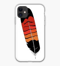 Red Tailed Black Cockatoo Feather iPhone Case
