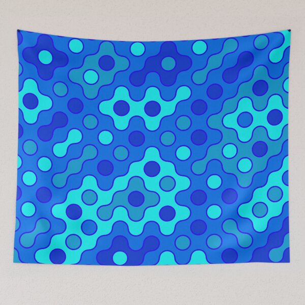 Item preview, Truchet Blues designed and sold by john-ess.