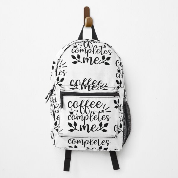 Item preview, Coffee Completes Me Love Valentine Summer Gift Art Design Happy Life Apparel Essential Motivation Inspiration Joy Mood designed and sold by DesignByHeartUK.