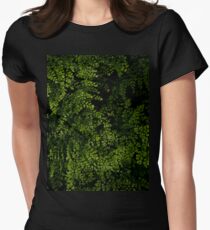 Small leaves. Women's Fitted T-Shirt