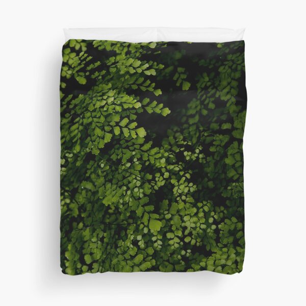 Petites feuilles. Housse de couette