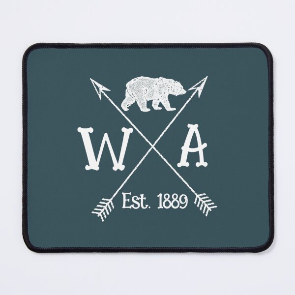 Item preview, Washington State Cross Arrow Bear designed and sold by helenratnerer.
