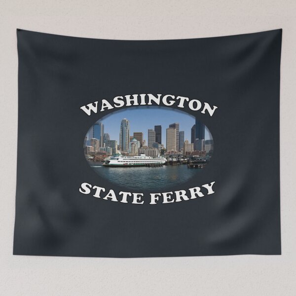 Item preview, Washington State Ferries Bainbridge Island designed and sold by helenratnerer.