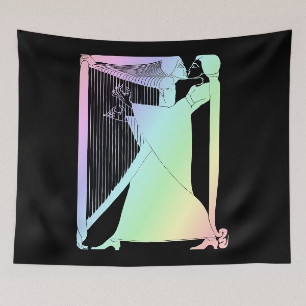 Item preview, Harp Lovers Kissing designed and sold by SystemLion.