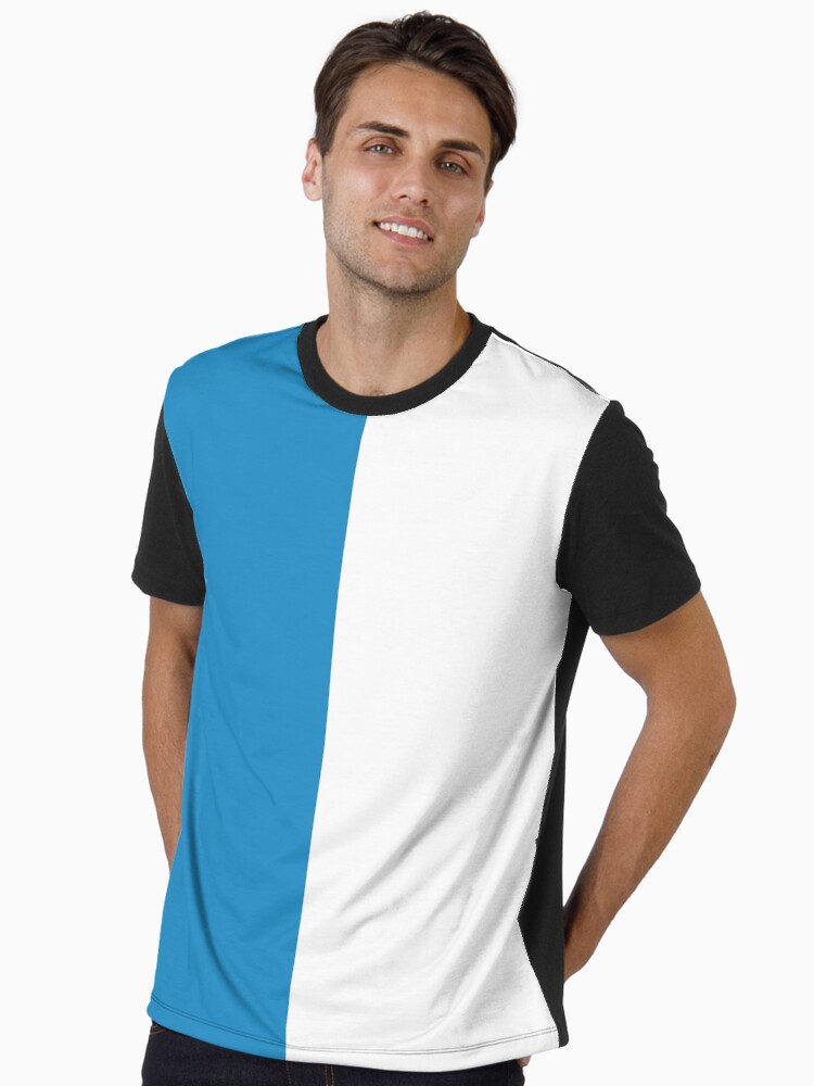 T-shirt Homme TOG24 Bleu Avec Imprimé Graphique - Taille M, Coton Jersey, Excellent état