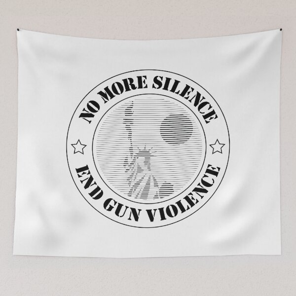 Item preview, No More Silence End Gun Violence | Gun Violence Awareness | Gun Control designed and sold by DrawingBoard.