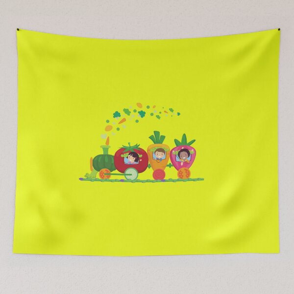 Item preview, Kids Fruits Train designed and sold by OMGCutie.