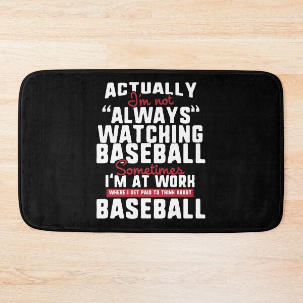 Item preview, I'm Not Always Watching Baseball Sticker designed and sold by kerritoniap2g.