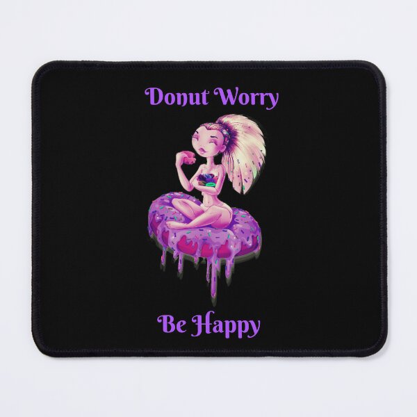 Item preview, Donut Worry, Be Happy, Doughnut Girl designed and sold by Paulele.