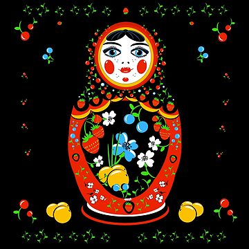 Artwork thumbnail, Matrioska in the night (Матрёшка) by Arema Arega