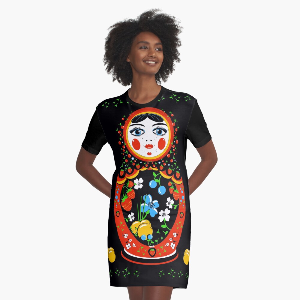 Item preview, Graphic T-Shirt Dress designed and sold by aremaarega.